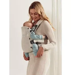 Janie and Jack Baby Carriers-Baby Carrier Harmony, 3D Mesh, cream