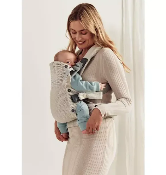 Janie and Jack Baby Carriers-Baby Carrier Harmony, 3D Mesh, cream