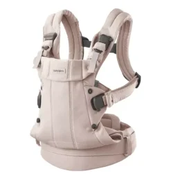 Janie and Jack Baby Carriers-Baby Carrier Harmony, Woven, light pink