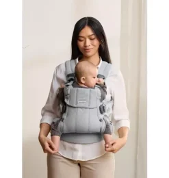 Janie and Jack Baby Carriers-Baby Carrier Harmony, Woven, light grey