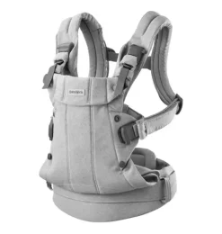 Janie and Jack Baby Carriers-Baby Carrier Harmony, Woven, light grey