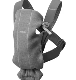 Janie and Jack Baby Carriers-Baby Carrier Mini, 3D Jersey, dark gray