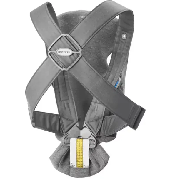 Janie and Jack Baby Carriers-Baby Carrier Mini, 3D Jersey, dark gray