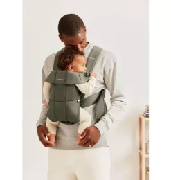 Janie and Jack Baby Carriers-Baby Carrier Mini, Woven, dark green