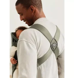 Janie and Jack Baby Carriers-Baby Carrier Mini, Woven, dark green