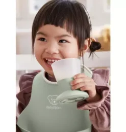 Janie and Jack Feeding Accessories-Baby Cup 2-Pack, Green powder green