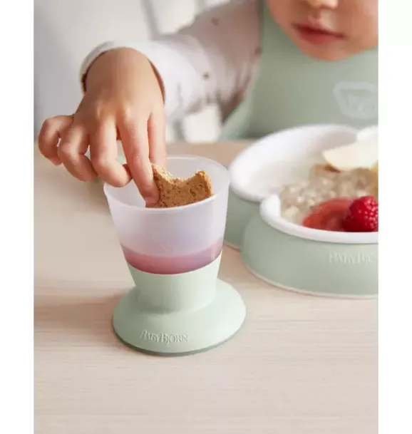 Janie and Jack Feeding Accessories-Baby Cup 2-Pack, Green powder green