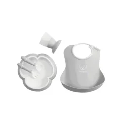Janie and Jack Feeding Accessories-Baby Dinner Set, gray