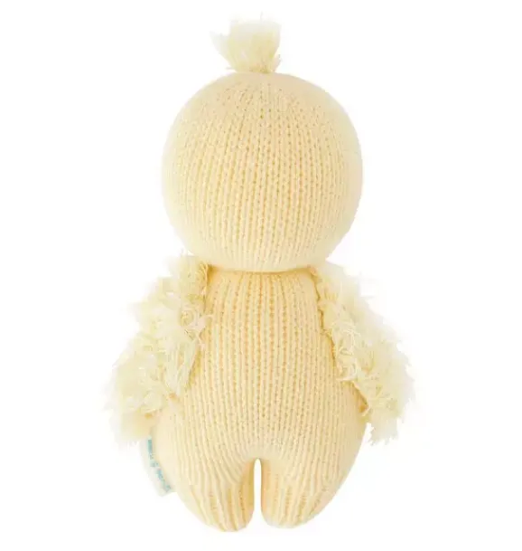 Janie and Jack Stuffed Animals-Baby duckling light/pastel yellow