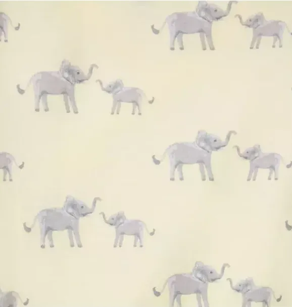Janie and Jack Sets|Sets-Baby Elephant Wrap Matching Set butter yellow elephant