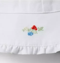Janie and Jack Accessories|Swim Outfits-Baby Embroidered Floral Sun Hat white