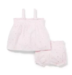 Janie and Jack Sets-Baby Floral Pointelle Matching Set pink blossom floral