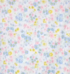 Janie and Jack Sets-Baby Floral Pointelle Wrap Matching Set light blue floral
