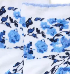 Janie and Jack Shoes & Accessories-Baby Floral Sock dreamy blue floral