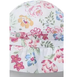 Janie and Jack Accessories|Baby-Baby Floral Sun Hat seashell ecru floral