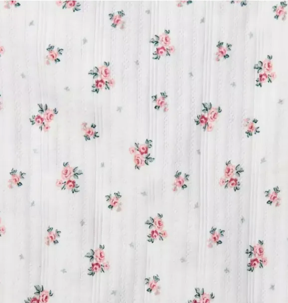 Janie and Jack Sets-Baby Floral Wrap Matching Set jet ivory floral