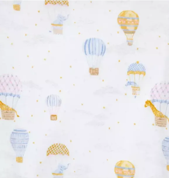 Janie and Jack Sets|Sets-Baby Hot Air Balloon Animals Wrap Matching Set jet ivory balloon animals