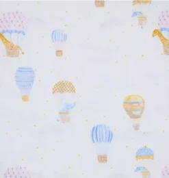 Janie and Jack Shoes & Accessories|Shoes & Accessories-Baby Hot Air Balloon Animals Blanket jet ivory balloon animals