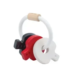 Janie and Jack Development Toys|Baby Activity-BABY KEY RATTLE-HIGH CONTRAST multi