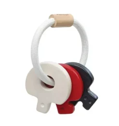 Janie and Jack Development Toys|Baby Activity-BABY KEY RATTLE-HIGH CONTRAST multi