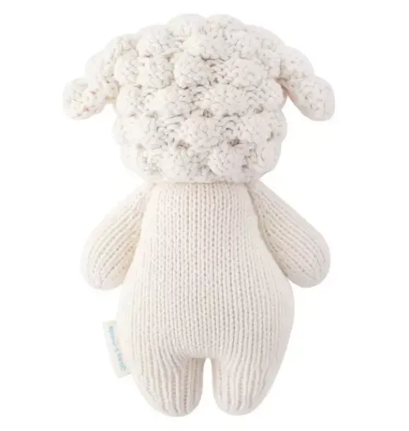 Janie and Jack Stuffed Animals-Baby lamb white