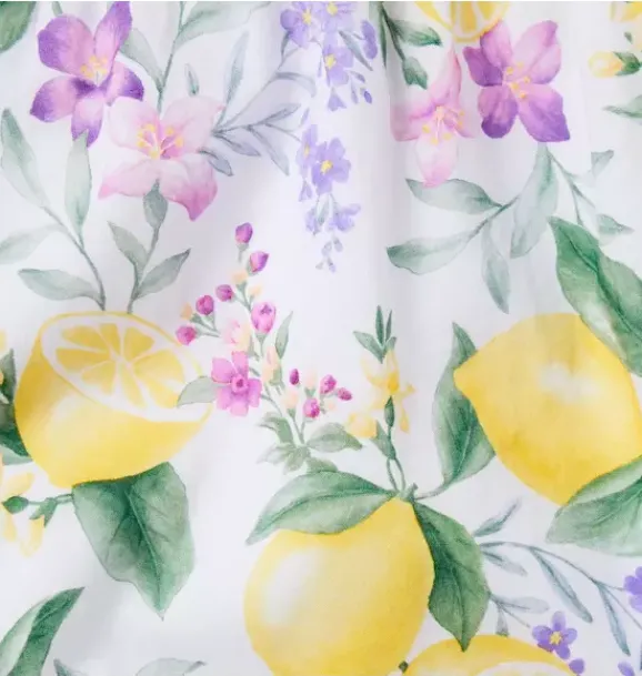 Janie and Jack One-pieces & Rompers-Baby Lemon Floral Romper white lemon floral