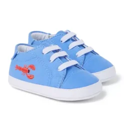 Janie and Jack Shoes & Accessories-Baby Lobster Sneaker soft blue