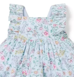 Janie and Jack Dresses-Baby Matching Moment Floral Dress light blue floral