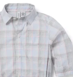 Janie and Jack Tops & Bodysuits-Baby Plaid Bodysuit cream and sugar plaid