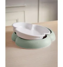 Janie and Jack Feeding Accessories-Baby Plate, Spoon & Fork, 2 Sets, powder green