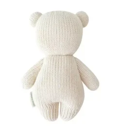 Janie and Jack Stuffed Animals-Baby polar bear white