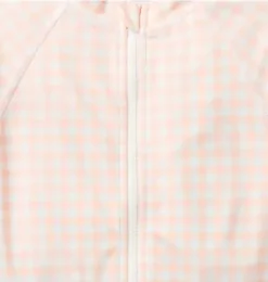 Janie and Jack Rash Guards|One-pieces-Baby Recycled Gingham Rash Guard Swimsuit seashell pink gingham
