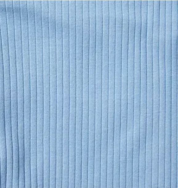 Janie and Jack Sets-Baby Ribbed Wrap Matching Set soft blue
