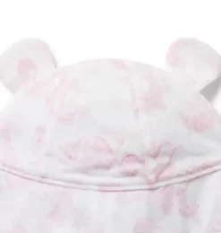 Janie and Jack Shoes & Accessories-Baby Safari Toile Bear Ear Bucket Hat pink blossom safari toile