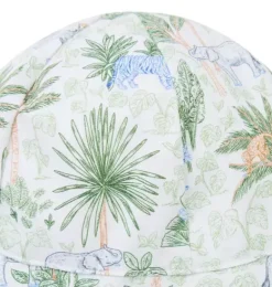 Janie and Jack Online Exclusives|Shoes & Accessories-Baby Safari Toile Bucket Hat white safari toile