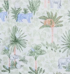 Janie and Jack Online Exclusives|One-pieces & Rompers-Baby Safari Toile Romper white safari toile