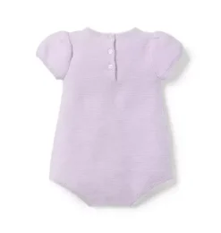 Janie and Jack One-pieces & Rompers-Baby Scalloped Romper soft lavender