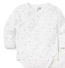 Janie and Jack Sets-Baby Snowflake Wrap Matching Set jet ivory snowflake