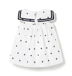 Janie and Jack Dresses-Baby Star Sailor Dress white star