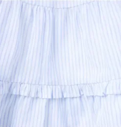 Janie and Jack Dresses-Baby Striped Ruffle Dress dreamy blue stripe