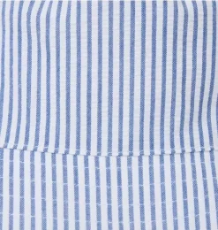 Janie and Jack Accessories|Baby-Baby Striped Seersucker Bucket Hat atlantic blue stripe
