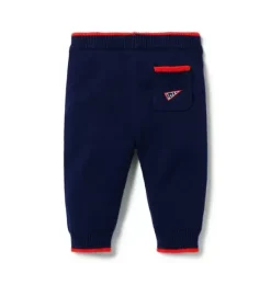 Janie and Jack Pants & Overalls-Baby Sweater Pant merchant marine