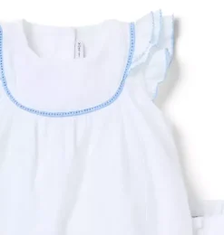 Janie and Jack Sets-Baby Textured Ruffle Matching Set white