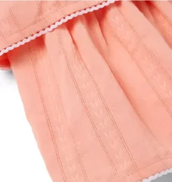 Janie and Jack Dresses-Baby Tiered Ruffle Dress rosy coral