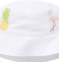 Janie and Jack Accessories|Shoes & Accessories-Baby Tropical Icon Bucket Hat white tropical icon