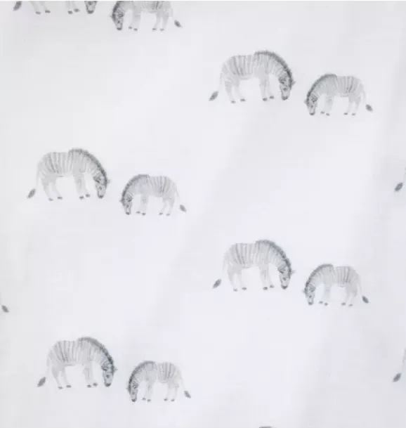 Janie and Jack Sets-Baby Zebra Wrap Matching Set jet ivory zebra
