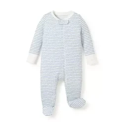 Janie and Jack Baby Pajamas|Petite Plume-Baby's Pima Romper in la mer