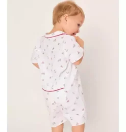 Janie and Jack Baby Pajamas|Petite Plume-Baby's Twill Summer Romper in coastal charms