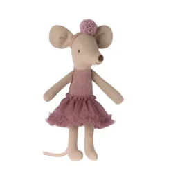 Janie and Jack Dolls-Ballerina Mouse, Big Sister - heather