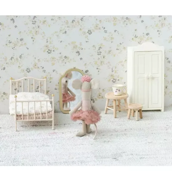 Janie and Jack Dolls-Ballerina mouse, Little Sister - rose